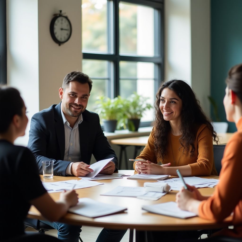 Encuentro de la comunidad financiera